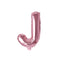 PARTY EXPERT Balloons Rose Gold Letter J Foil Balloon, 16 Inches, 1 Count 810064194283