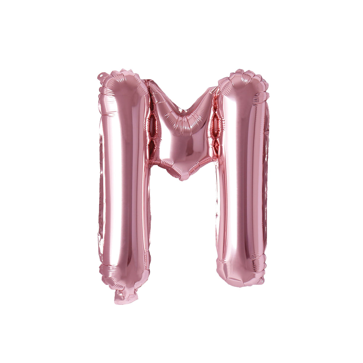 PARTY EXPERT Balloons Rose Gold Letter M Foil Balloon, 16 Inches, 1 Count 810064194313