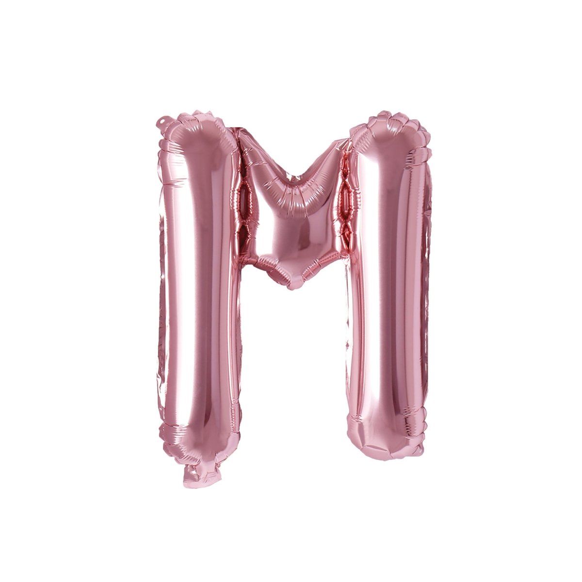 PARTY EXPERT Balloons Rose Gold Letter M Foil Balloon, 16 Inches, 1 Count 810064194313