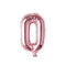 PARTY EXPERT Balloons Rose Gold Letter O Foil Balloon, 16 Inches, 1 Count 810064194337