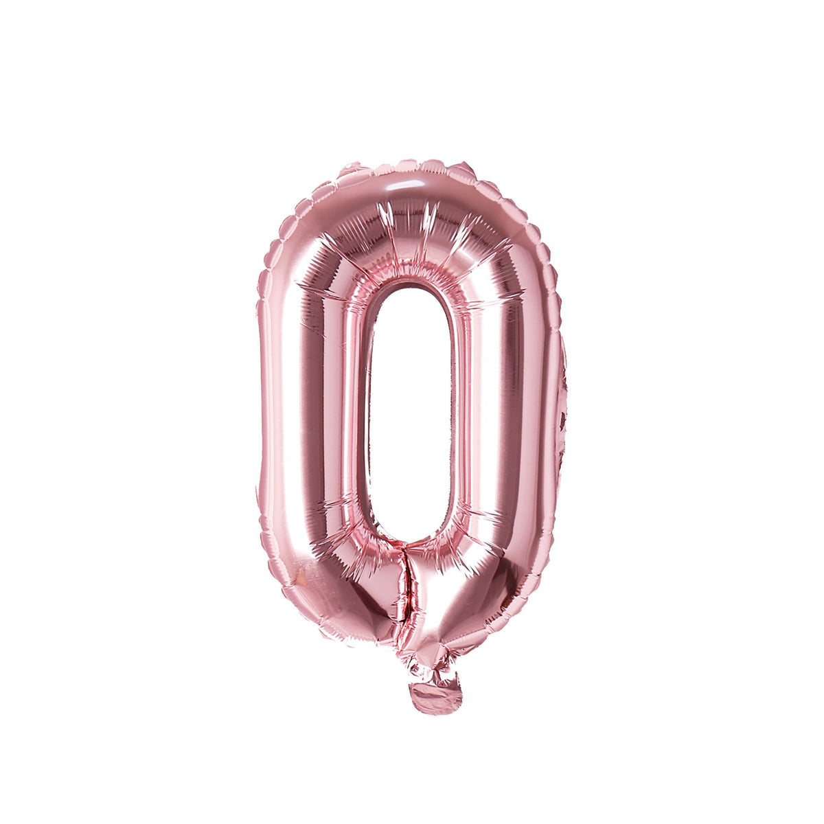 PARTY EXPERT Balloons Rose Gold Letter O Foil Balloon, 16 Inches, 1 Count 810064194337