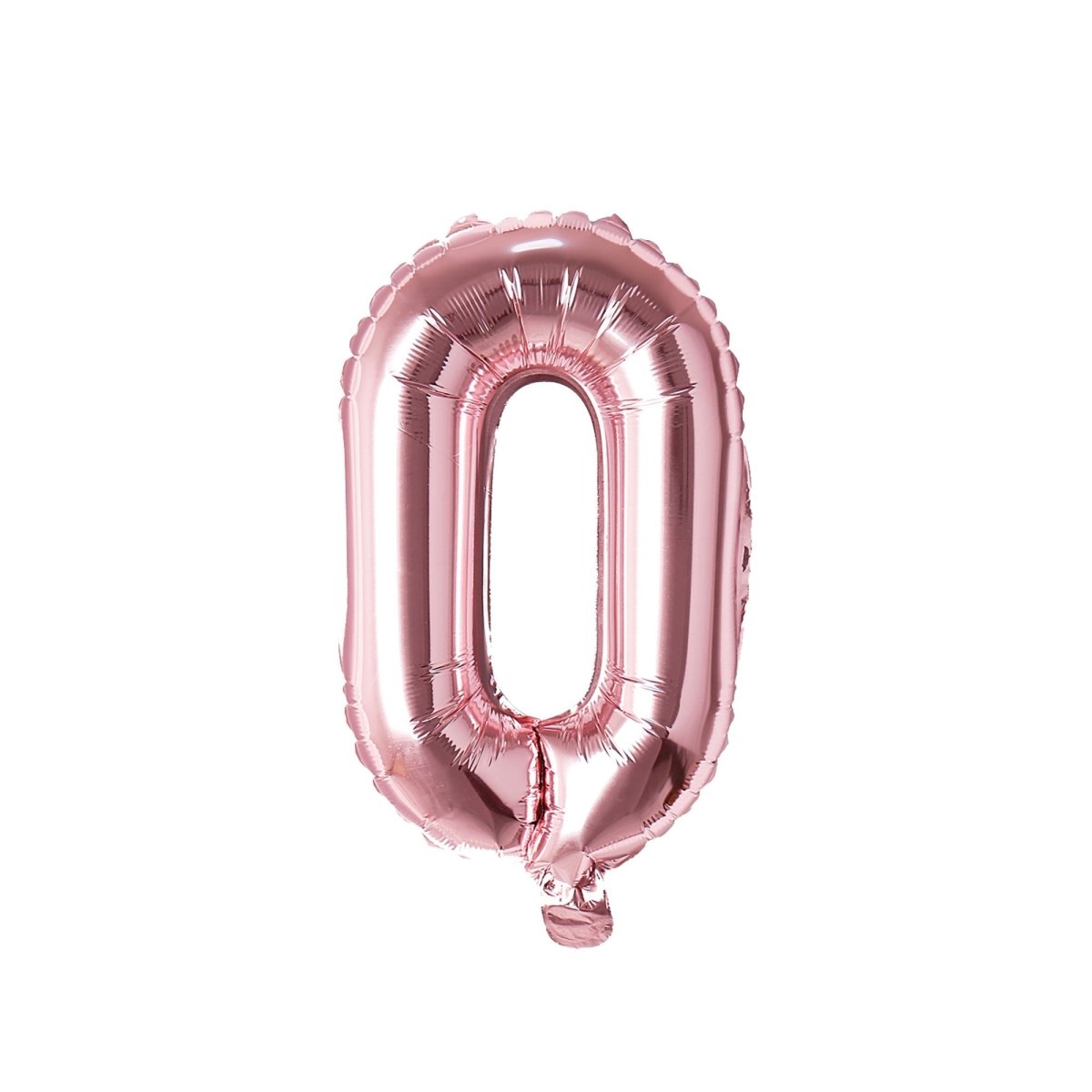 PARTY EXPERT Balloons Rose Gold Letter O Foil Balloon, 16 Inches, 1 Count 810064194337