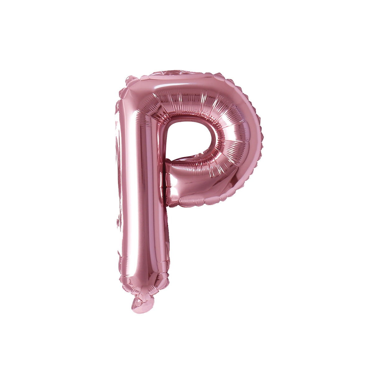 PARTY EXPERT Balloons Rose Gold Letter P Foil Balloon, 16 Inches, 1 Count 810064194344