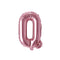 PARTY EXPERT Balloons Rose Gold Letter Q Foil Balloon, 16 Inches, 1 Count 810064194351