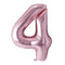 Buy Balloons Rose Gold Number 4 Foil Balloon, 34 Inches sold at Party Expert