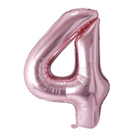 Buy Balloons Rose Gold Number 4 Foil Balloon, 34 Inches sold at Party Expert