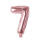 Buy Balloons Rose Gold Number 7 Foil Balloon, 16 Inches sold at Party Expert