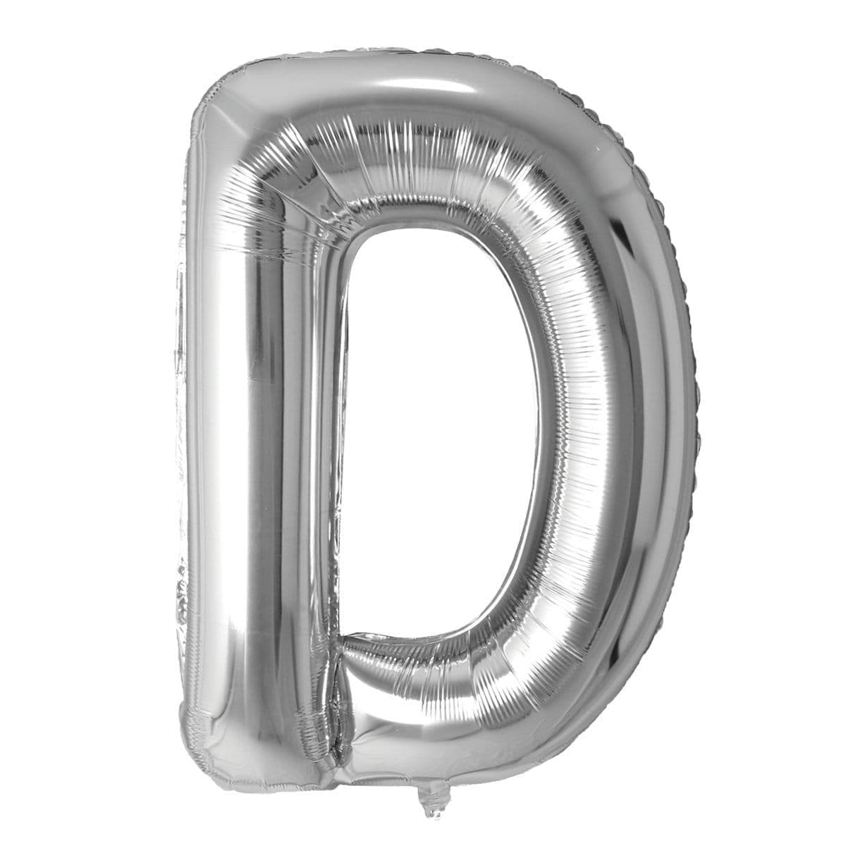 Buy Balloons Silver Letter D Foil Balloon, 34 Inches sold at Party Expert
