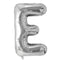 Buy Balloons Silver Letter E Foil Balloon, 34 Inches sold at Party Expert