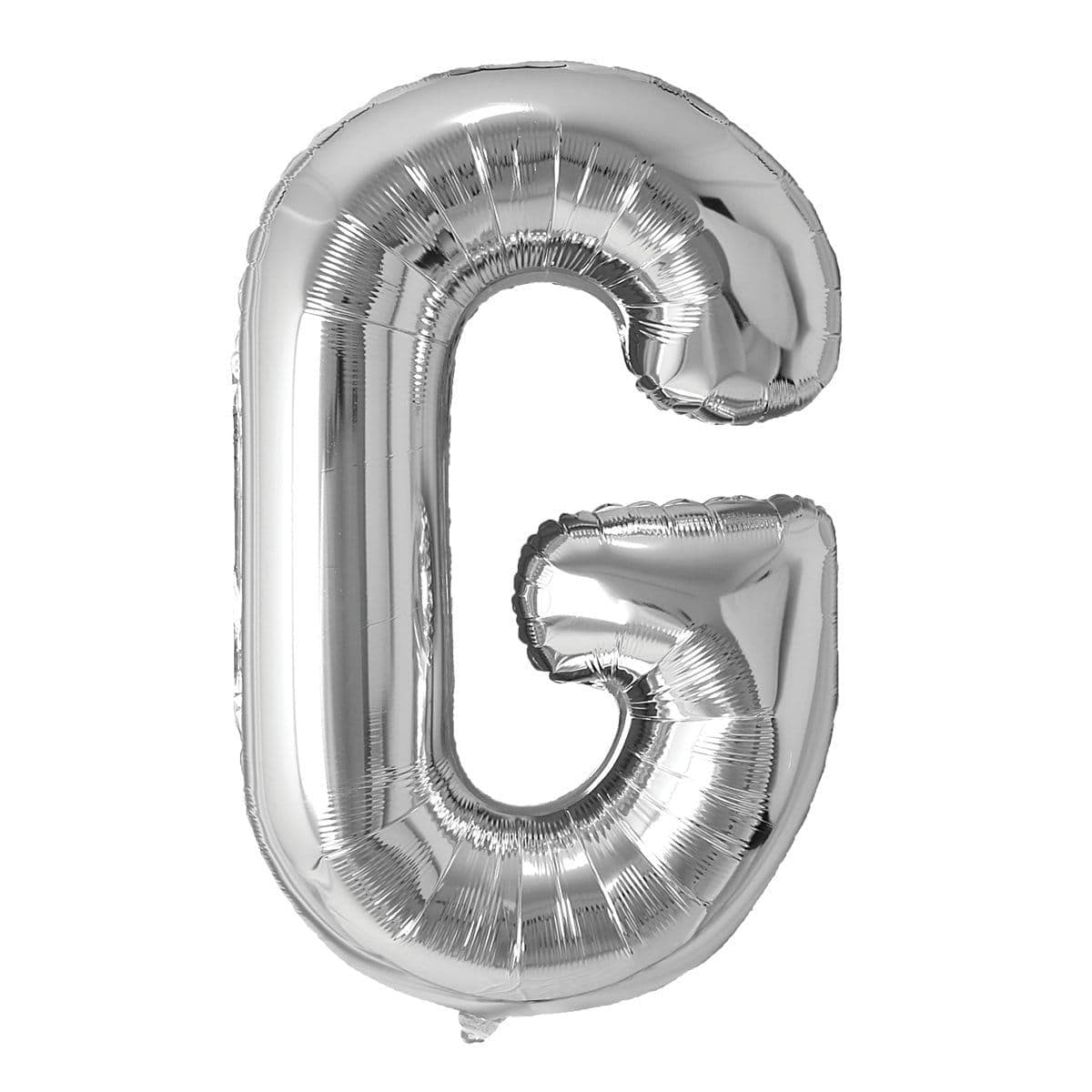 Buy Balloons Silver Letter G Foil Balloon, 34 Inches sold at Party Expert