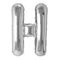 Buy Balloons Silver Letter H Foil Balloon, 34 Inches sold at Party Expert