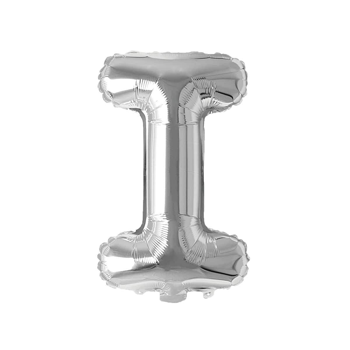 Buy Balloons Silver Letter I Foil Balloon, 16 Inches sold at Party Expert