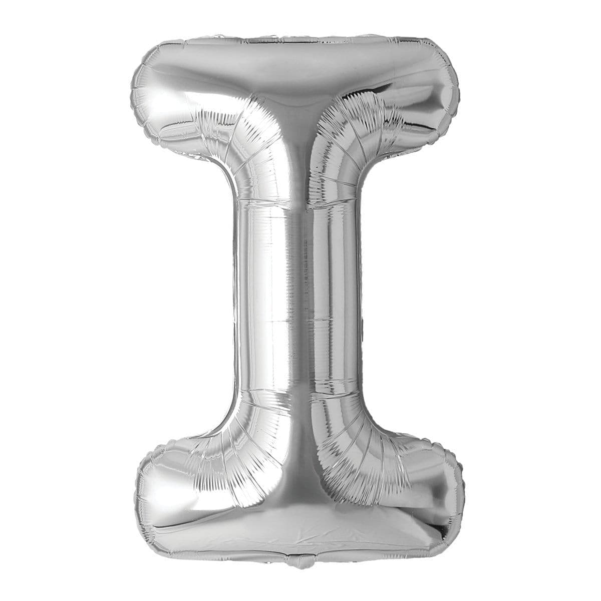 Buy Balloons Silver Letter I Foil Balloon, 34 Inches sold at Party Expert