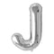 Buy Balloons Silver Letter J Foil Balloon, 34 Inches sold at Party Expert