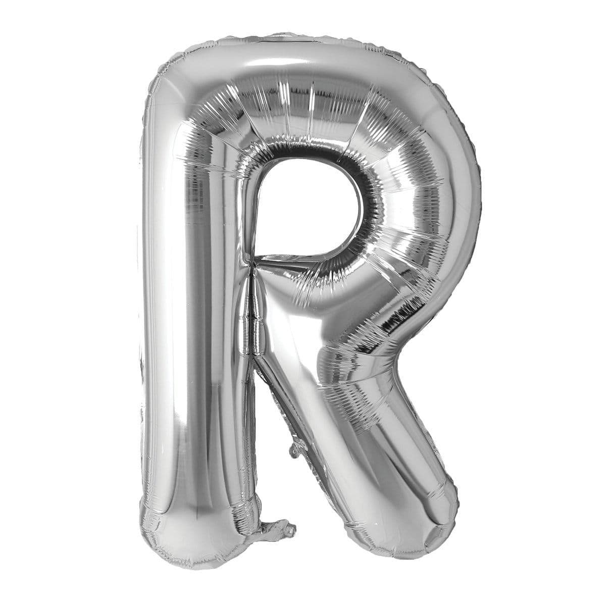 Buy Balloons Silver Letter R Foil Balloon, 34 Inches sold at Party Expert