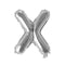 Buy Balloons Silver Letter X Foil Balloon, 16 Inches sold at Party Expert