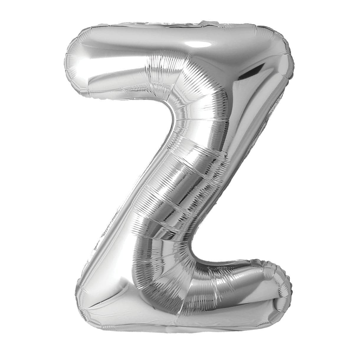 Buy Balloons Silver Letter Z Foil Balloon, 34 Inches sold at Party Expert