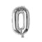 Buy Balloons Silver Number 0 Foil Balloon, 16 Inches sold at Party Expert