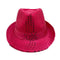 Buy Costume Accessories Fuchsia sequin fedora hat for adults sold at Party Expert