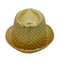 Buy Costume Accessories Gold sequin fedora hat for adults sold at Party Expert