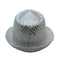 Buy Costume Accessories Silver sequin fedora hat for adults sold at Party Expert