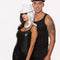 Buy Costume Accessories White fedora hat with black stripes for adults sold at Party Expert