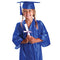 Buy Graduation Blue graduation gown with hat for kids sold at Party Expert