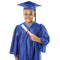 Buy Graduation Blue graduation gown with hat for kids sold at Party Expert