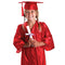 Buy Graduation Red graduation gown with hat for kids sold at Party Expert