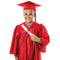 Buy Graduation Red graduation gown with hat for kids sold at Party Expert