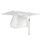 Buy Graduation White Graduation Hat With Tassel For Adults sold at Party Expert