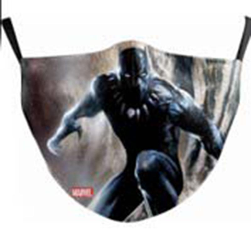 Buy Protection Equipment Black Panther Washable Cotton Face Mask For Adults sold at Party Expert