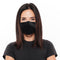 Buy Protection Equipment Black Washable Cotton Face Mask for Adults sold at Party Expert