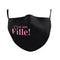Buy protection equipment C'est Une Fille, Washable Cotton Face Mask For Adults sold at Party Expert