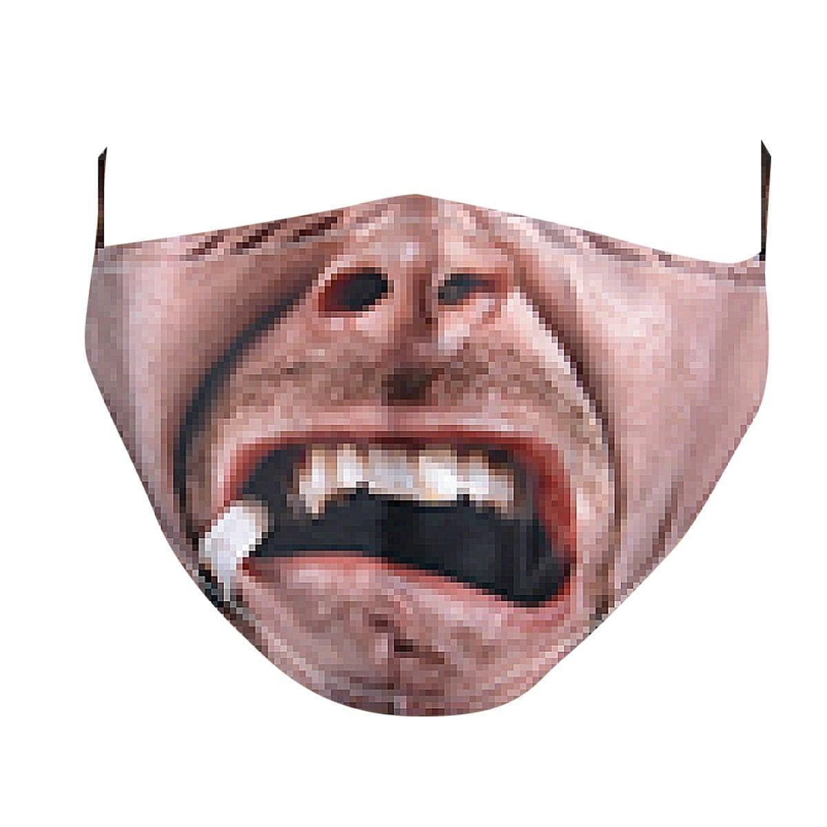 Buy Protection Equipment Cigarette Guy Washable Cotton Face Mask for Adults sold at Party Expert