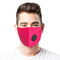 Buy Protection Equipment Fuchsia washable cotton face mask with activated carbon filters for adults sold at Party Expert