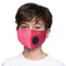 Buy Protection Equipment Fuchsia washable cotton face mask with activated carbon filters for kids sold at Party Expert