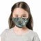 Buy Protection Equipment Green Camo Washable Cotton Face Mask for Kids sold at Party Expert