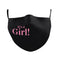 Buy Protection Equipment It's a girl Washable Cotton Face Mask For Adult sold at Party Expert
