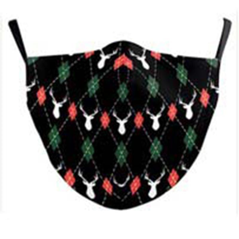 Buy Protection Equipment Black Plaid Washable Cotton Face Mask For Adults sold at Party Expert