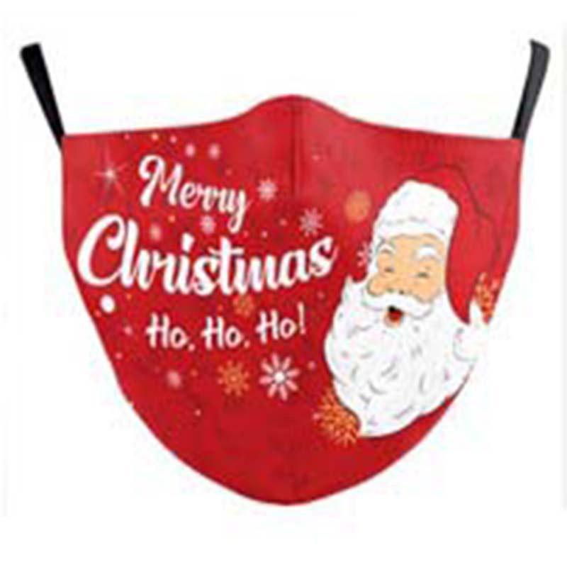Buy Protection Equipment Merry Christmas Washable Cotton Face Mask For Kids sold at Party Expert
