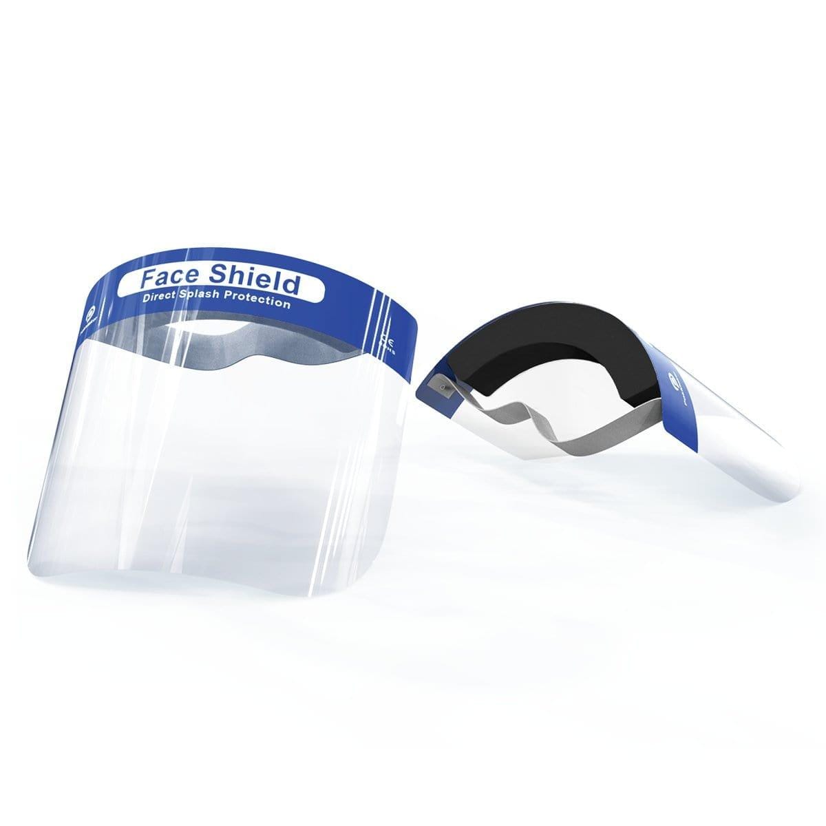 Buy Protection Equipment Protective visor face shield with black foam headband sold at Party Expert
