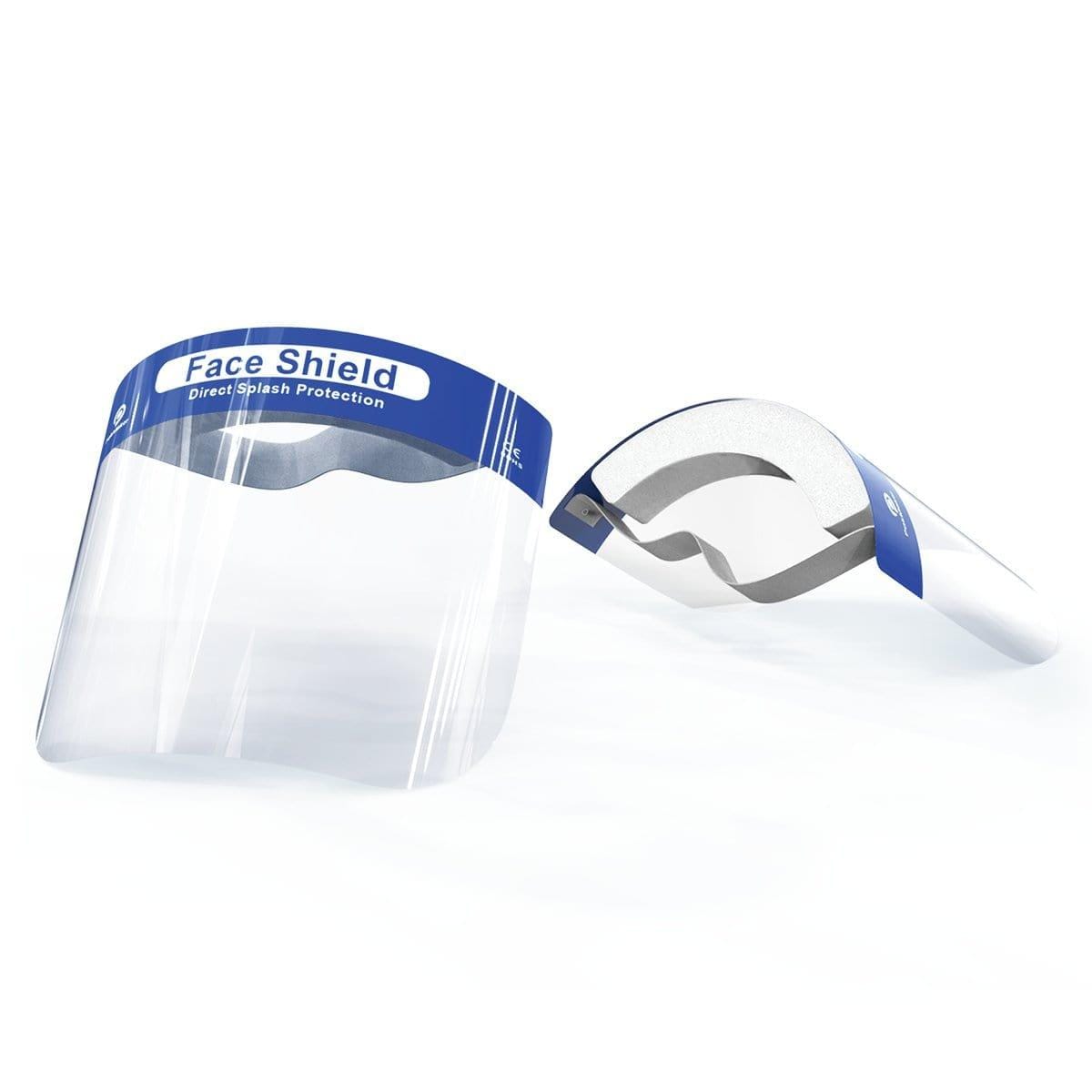 Buy Protection Equipment Protective visor face shield with white foam headband sold at Party Expert