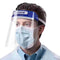 Buy Protection Equipment Protective visor face shield with white foam headband sold at Party Expert