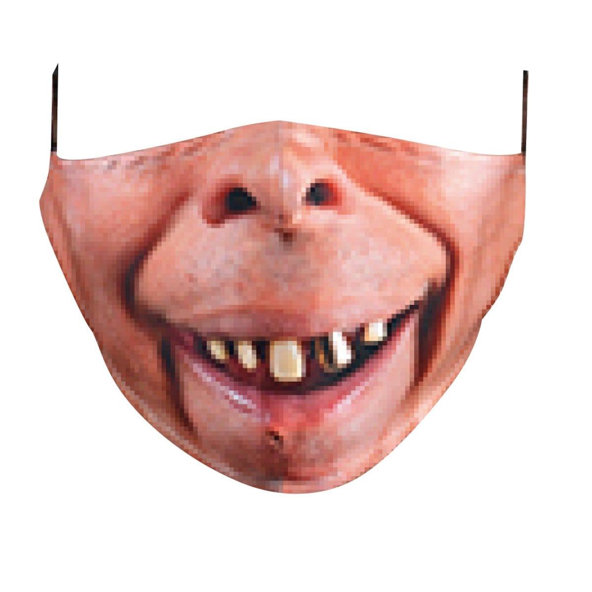 Buy Protection Equipment Teeth Guy Washable Cotton Face Mask for Adults sold at Party Expert