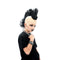 Buy Costume Accessories Black mohawk wig for boys sold at Party Expert