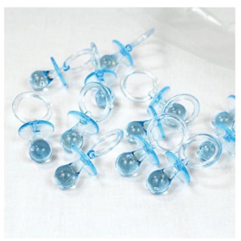 Small Blue Plastic Pacifiers 2.5 Inches | Party Expert