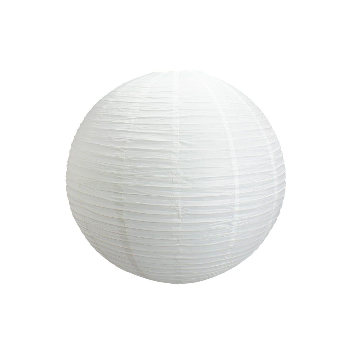 Buy Decorations Paper Lantern - White 12 in. sold at Party Expert