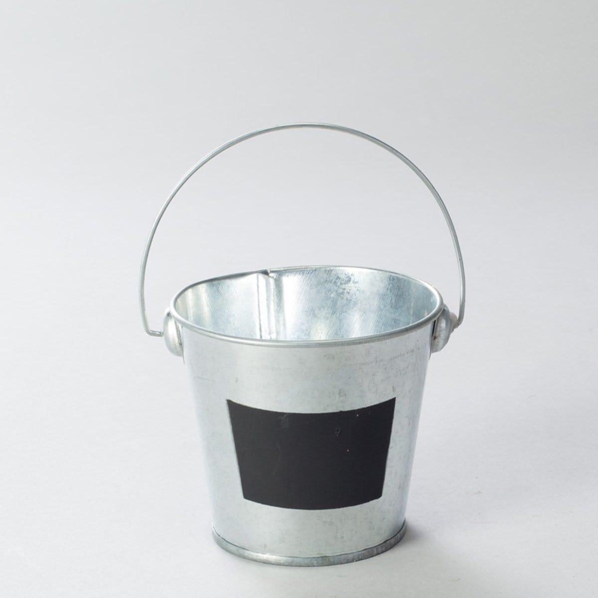 Buy Everyday Entertaining Metal Pail Bucket with Chalkboard, 3 Inches sold at Party Expert