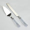 Buy Wedding Cake and Knife Server Set with Fillable Handles sold at Party Expert